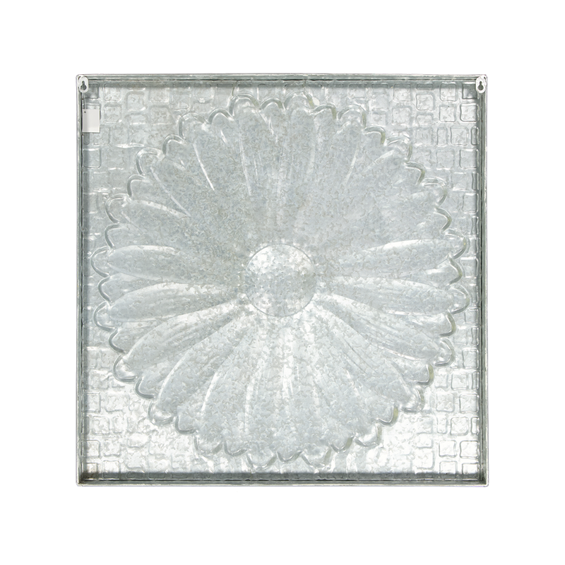 Yellow Daisy Square Mosaic Decor (7890-HM8087-00)